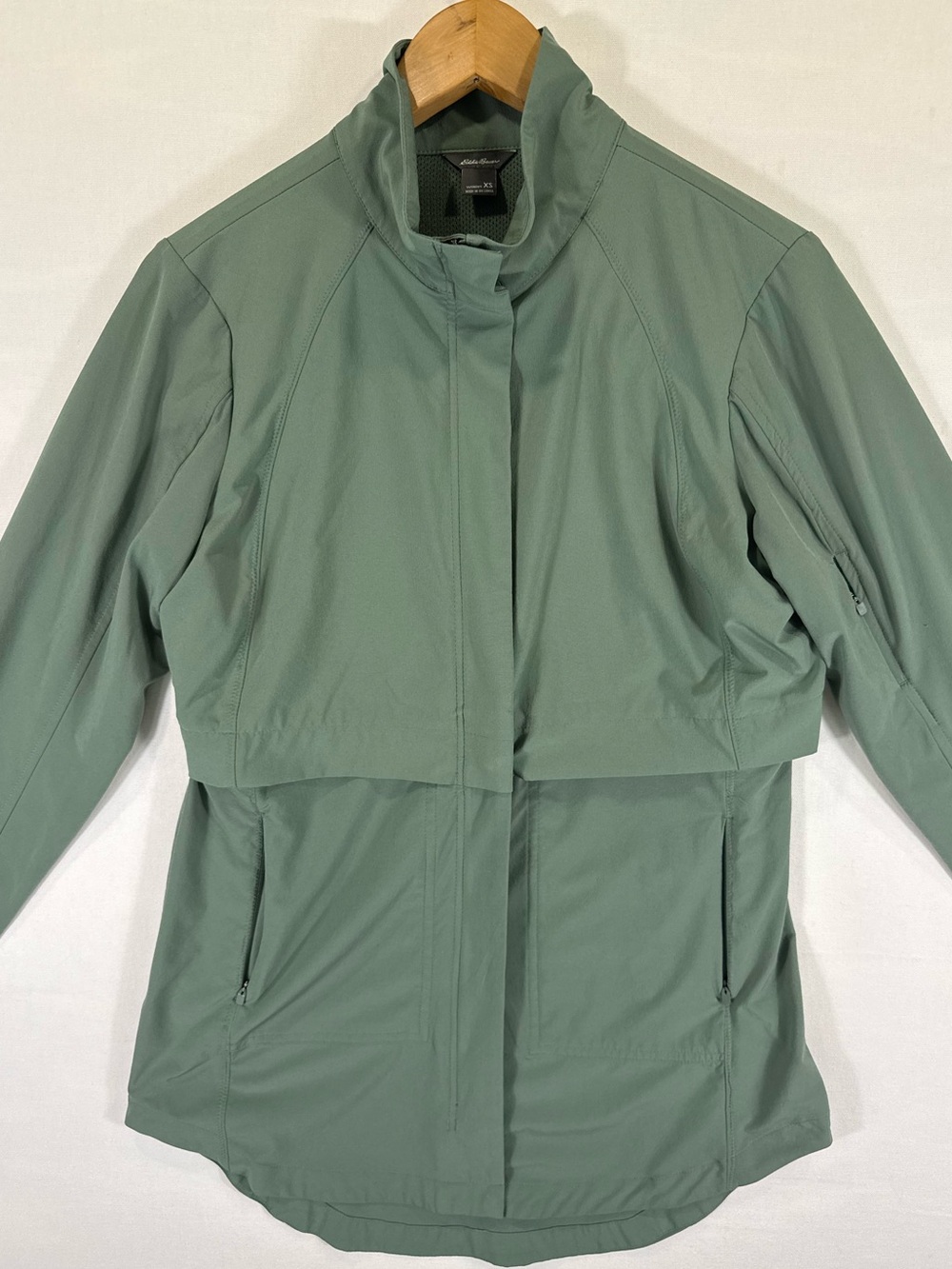 Eddie Bauer Sage Green Lightweight Utility Jacket